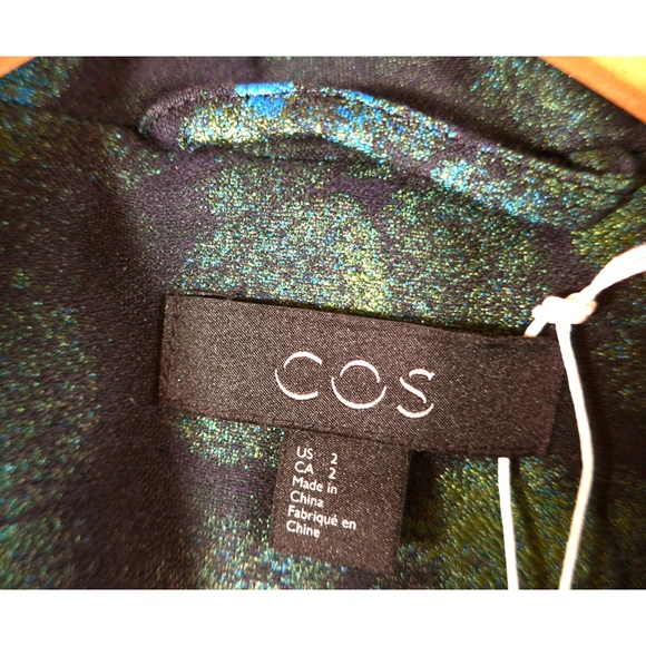 NWT COS Women 2 Tailored Jacquard Lady Coat - Picture 11 of 14